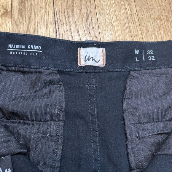 Imperial Motion Black Cotton Chinos - Picture 3 of 4